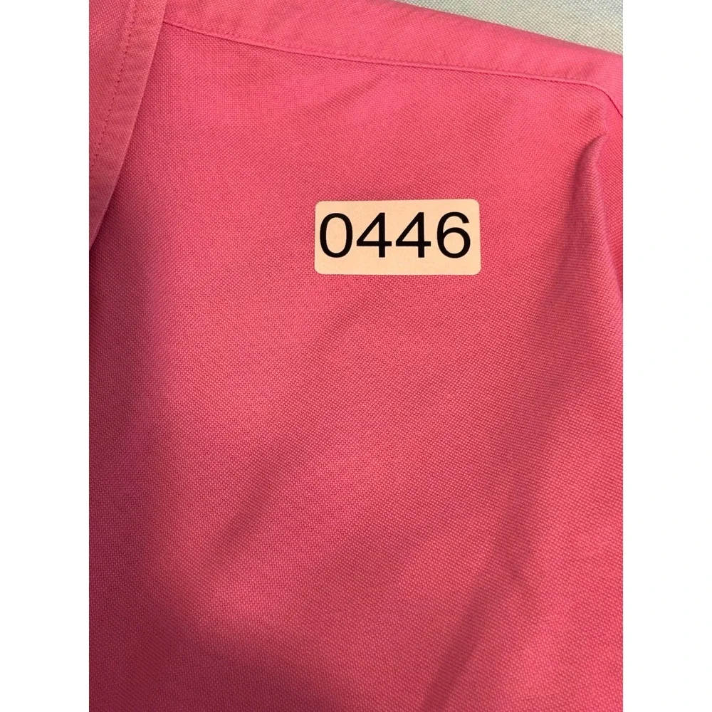 Polo Ralph Lauren Mens Pink Long Sleeve Classic Fit Oxford Button Down Shirt